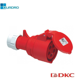 Розетка кабельная IP44 16A 3P+E+N 400V