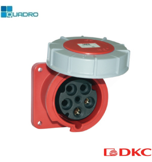 Розетка скрытой установки IP67 63A 3P+E 400V