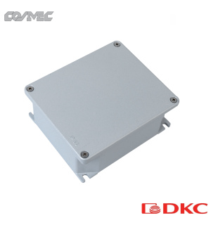 Коробка ответвительная алюминиевая окрашенная,IP66, RAL9006, 392х298х144мм