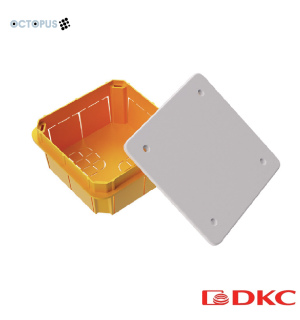 Коробка ответвительная прямоуг. для твердых стен, IP40, 160х130х70мм