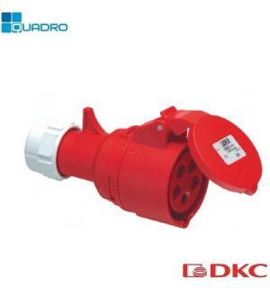 Розетка кабельная IP44 16A 2P+E 230V