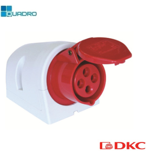 Розетка наружной установки IP44 32A 3P+E 400V