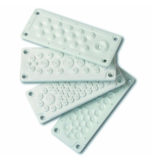 Кабельный ввод FL13, пластик V0 UL94, IP55, +130 - 40, 10 отверстий