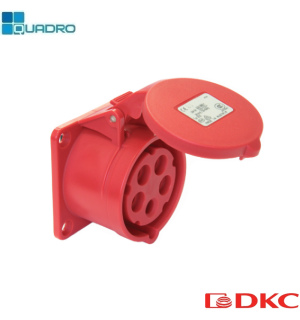 Розетка скрытой установки IP44 16A 3P+E 400V