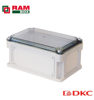Корпус IP67,600х300х146 (выс.крышки 21),стнк.выбв.флнц.,прозр.крыш.