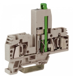 HMF.4/L48, держатель предохранителя, 4 кв.мм, серый с микросхемой LED 48 В