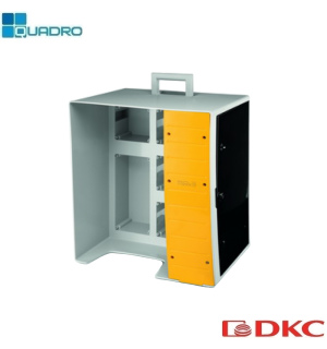 MBOX3 Корпус на 39 модулей и 5 постов с основанием 136х125 мм.