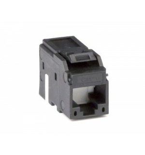 Модуль Keystone RJ45 CAT6A не экранированный, черный