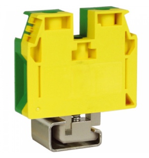 TEC.35/D, зажим для заземления желт.зелен 35 кв.мм